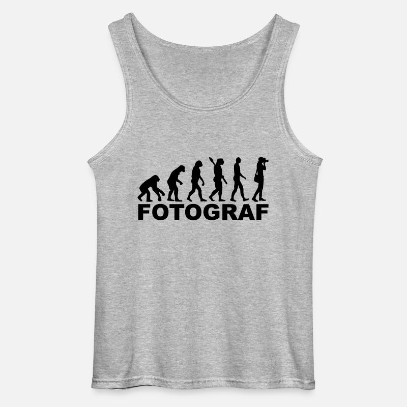 Fotograf - Gildan Männer Tank Top - Grau meliert