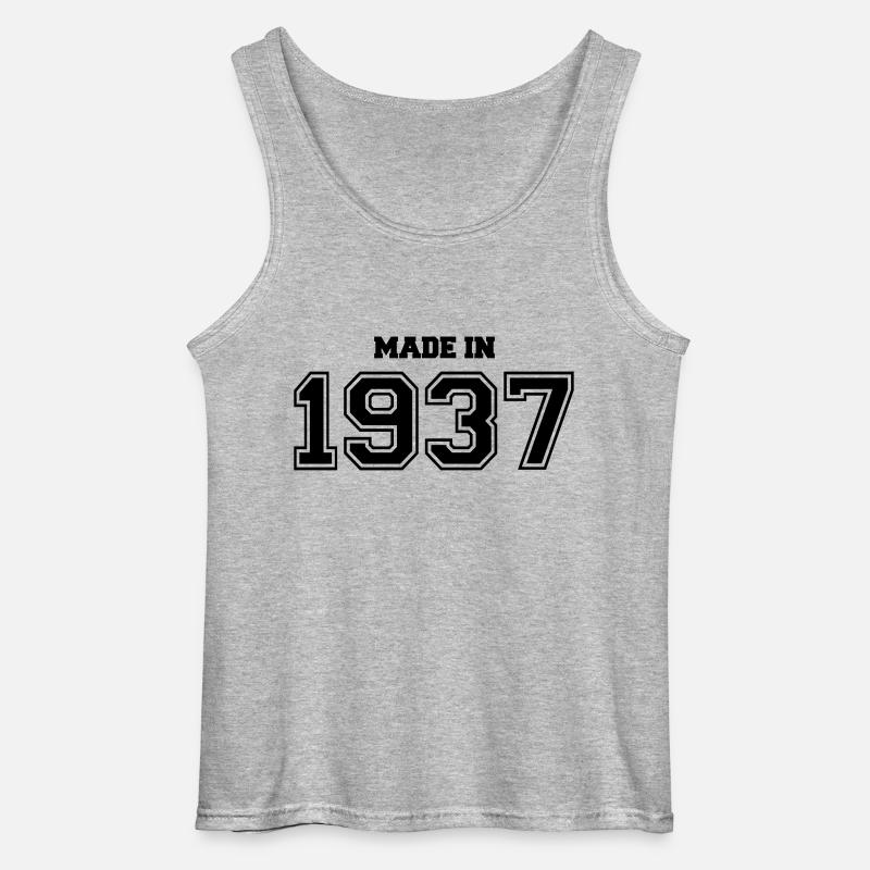 1937 - Gildan Männer Tank Top - Grau meliert