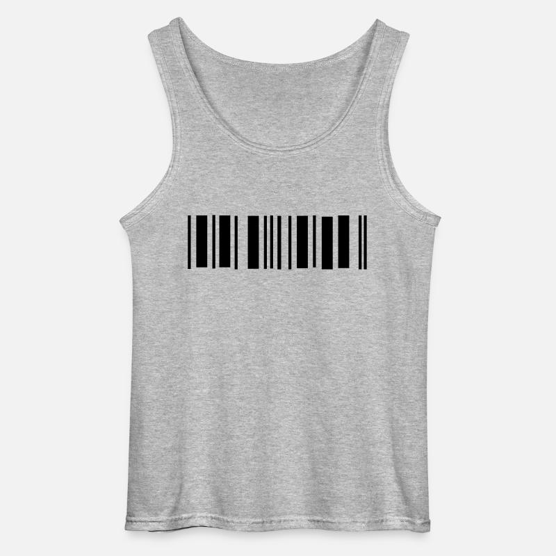 barcode - Gildan Men’s Tank Top - sports grey