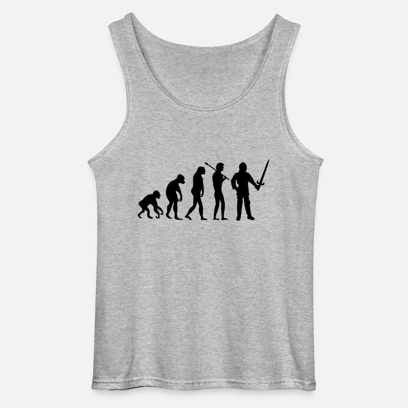 ritter_evolution - Gildan Men’s Tank Top - sports grey