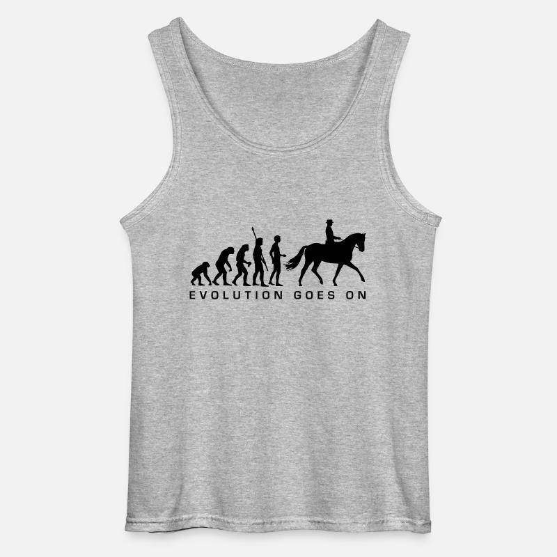 evolution_reiter_b - Débardeur Gildan Homme - gris chiné