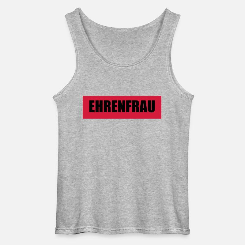EHRENFRAU - Gildan Männer Tank Top - Grau meliert