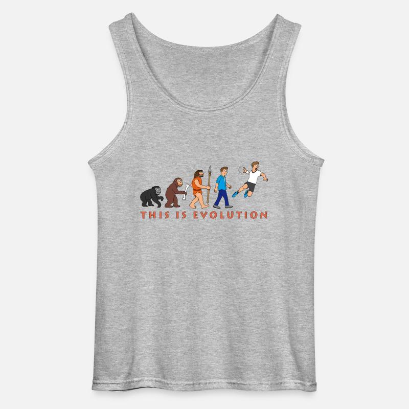 evolution_handball_comic_122012_c - Gildan Men’s Tank Top - sports grey