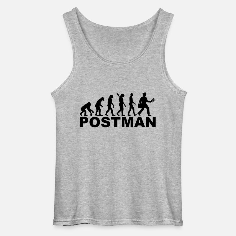 Evolution postman - Gildan Men’s Tank Top - sports grey