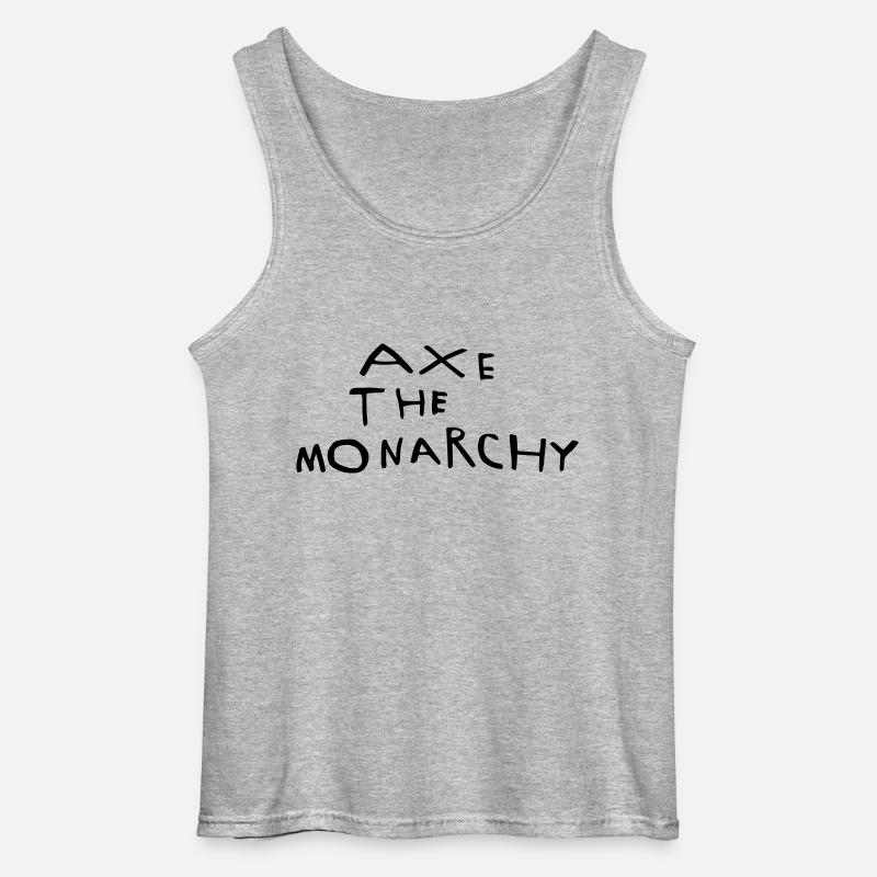 Abschaffung der Monarchie - Gildan Männer Tank Top - Grau meliert