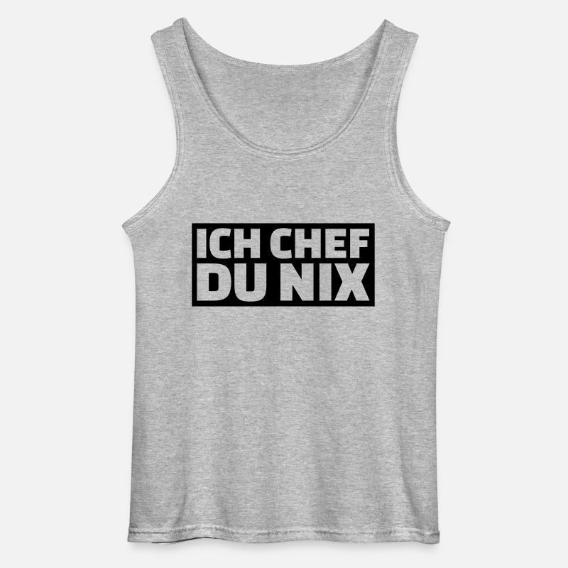 Chef - Gildan Männer Tank Top - Grau meliert