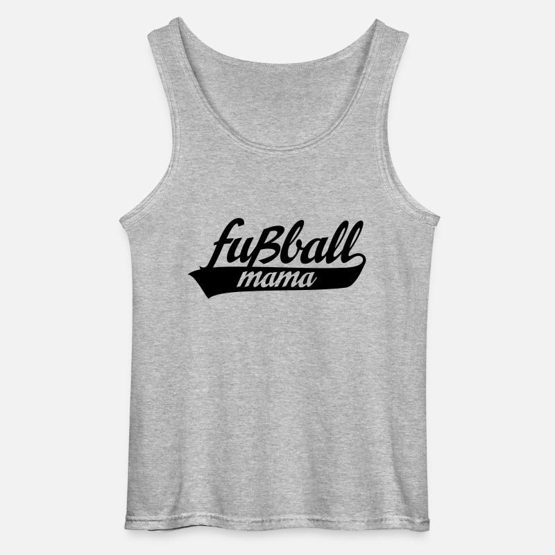 Fußball Mama - Gildan Männer Tank Top - Grau meliert