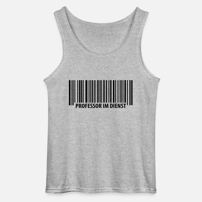 Professor im Dienst - Gildan Männer Tank Top - Grau meliert