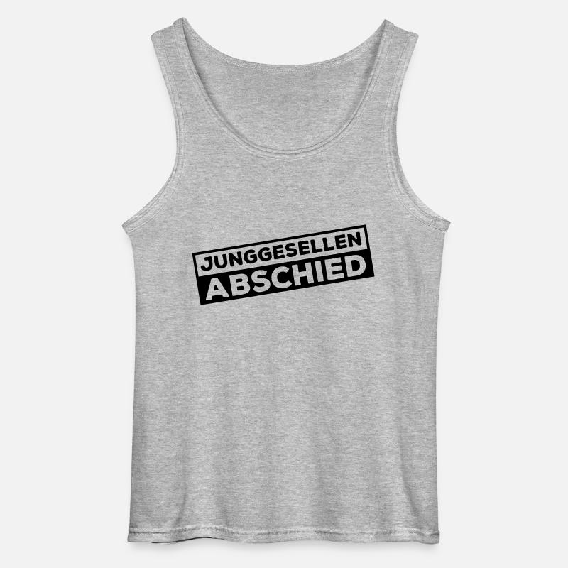 junggesellen abschied design - Gildan Männer Tank Top - Grau meliert