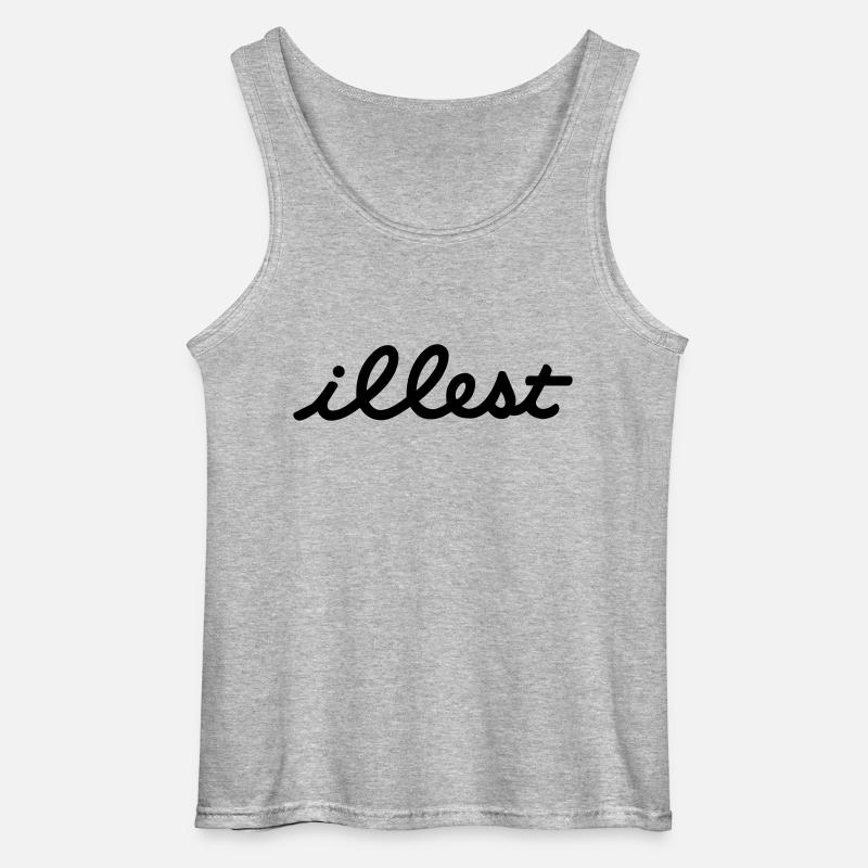 illest - Gildan Männer Tank Top - Grau meliert