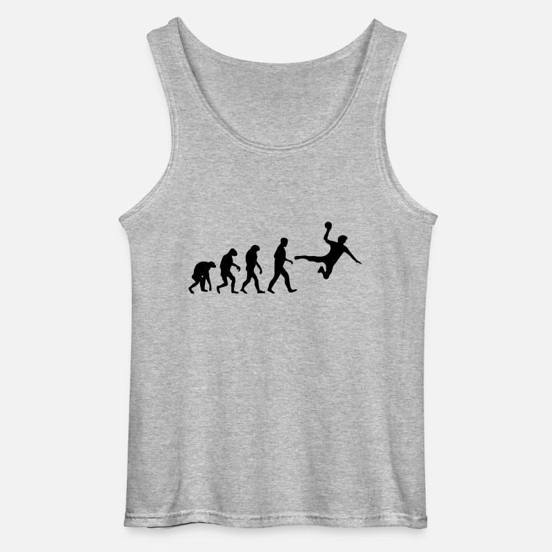 handball evolution - Gildan Männer Tank Top - Grau meliert