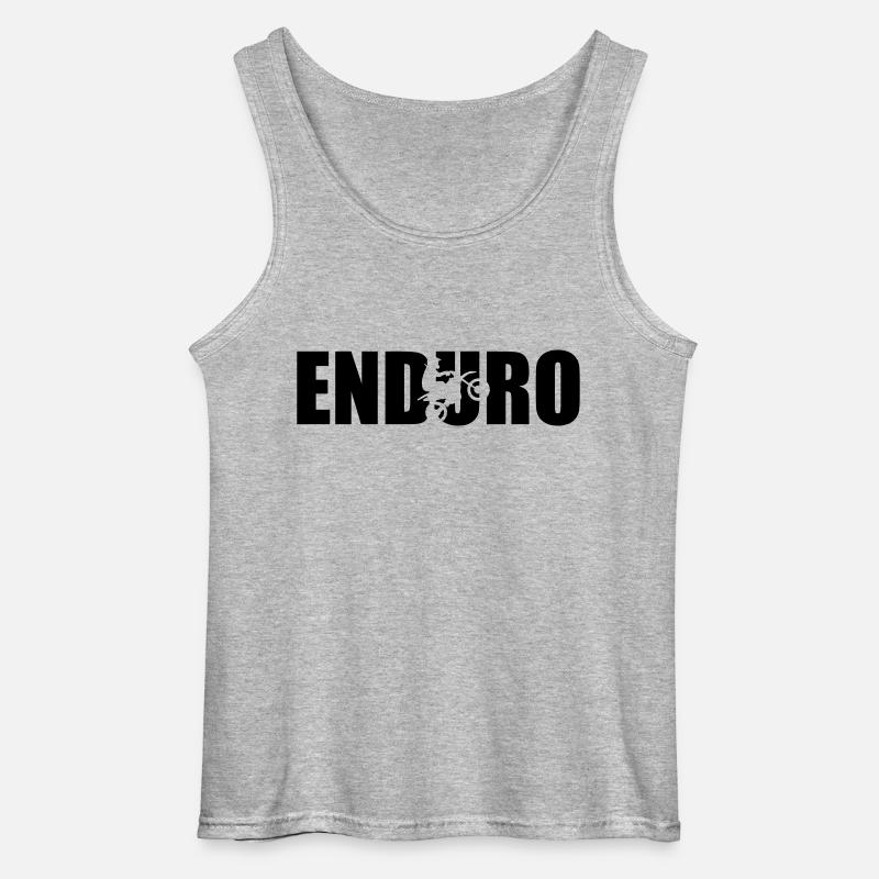 Enduro - Gildan Männer Tank Top - Grau meliert