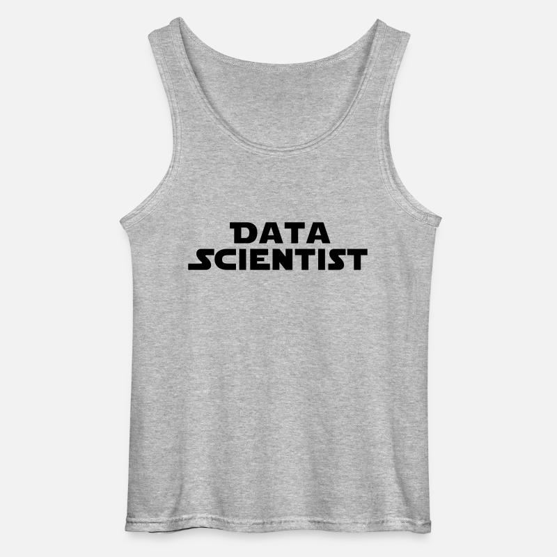 Data Scientist - Gildan Männer Tank Top - Grau meliert