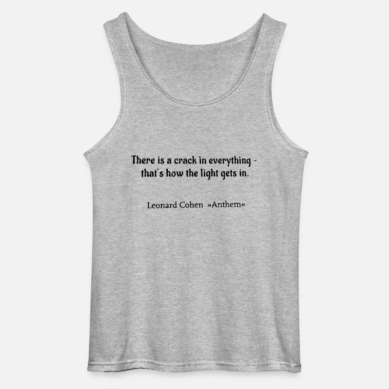 Anthem - Gildan Männer Tank Top - Grau meliert