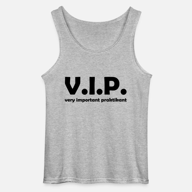 praktikant - Gildan Männer Tank Top - Grau meliert