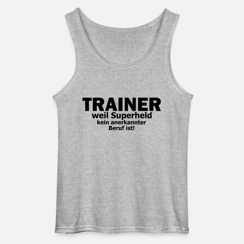 Trainer - Gildan Männer Tank Top - Grau meliert