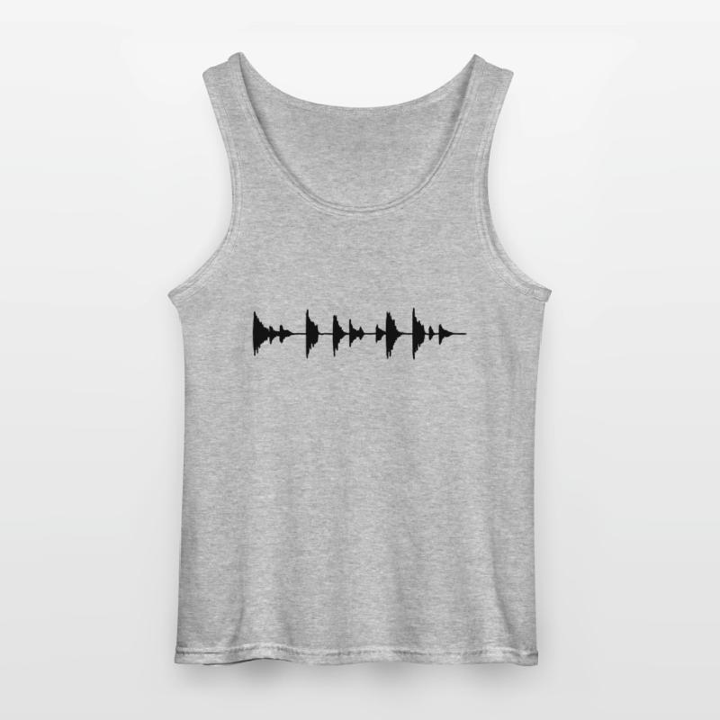 Waveform - Sample - Drumloop Débardeur Gildan Homme