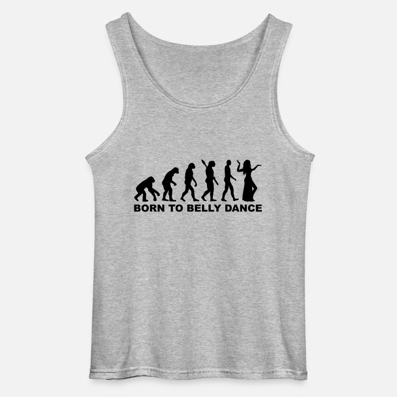 Bauchtanz - Gildan Männer Tank Top - Grau meliert
