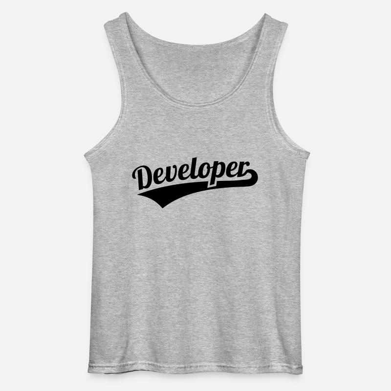 Developer - Gildan Men’s Tank Top - sports grey