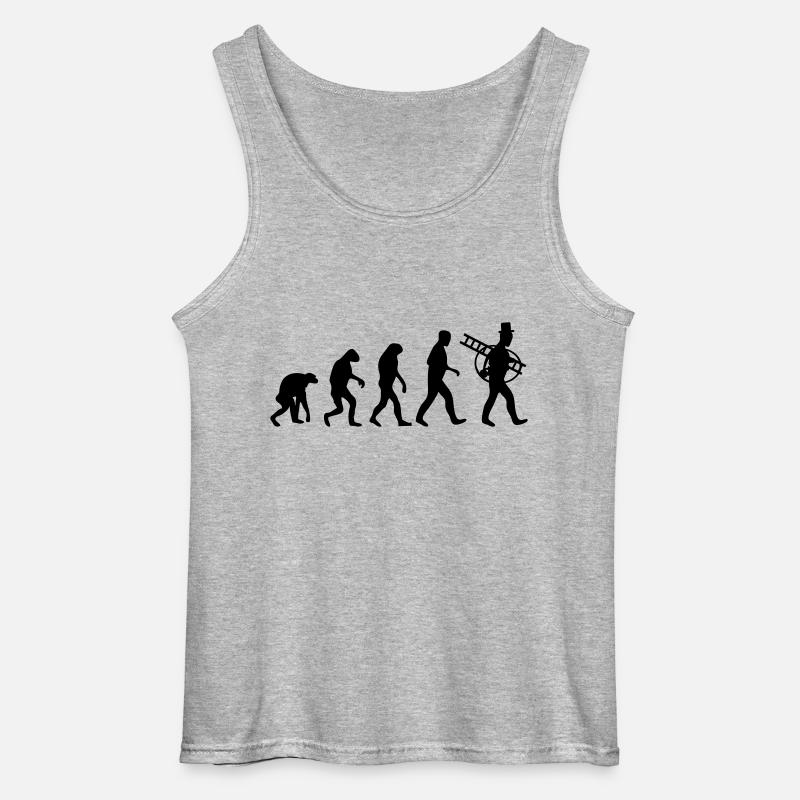 chimney sweeper evolution - Gildan Men’s Tank Top - sports grey