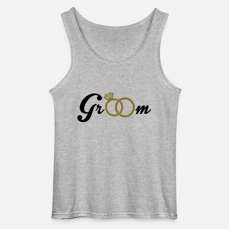 Groom - Gildan Männer Tank Top - Grau meliert