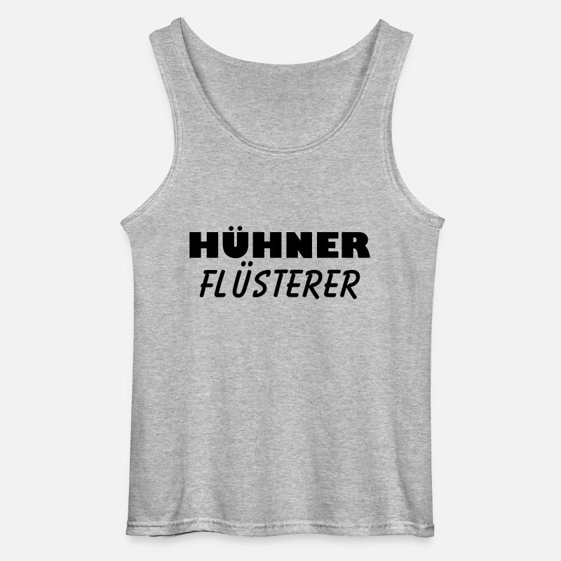 hühner flüsterer - Gildan Männer Tank Top - Grau meliert