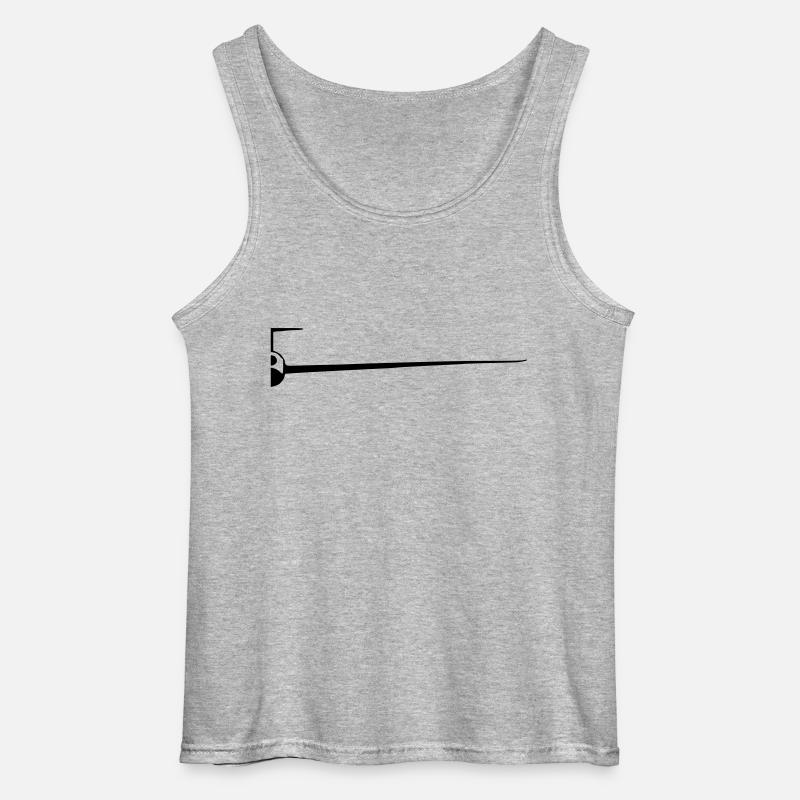 sf_halb - Gildan Männer Tank Top - Grau meliert