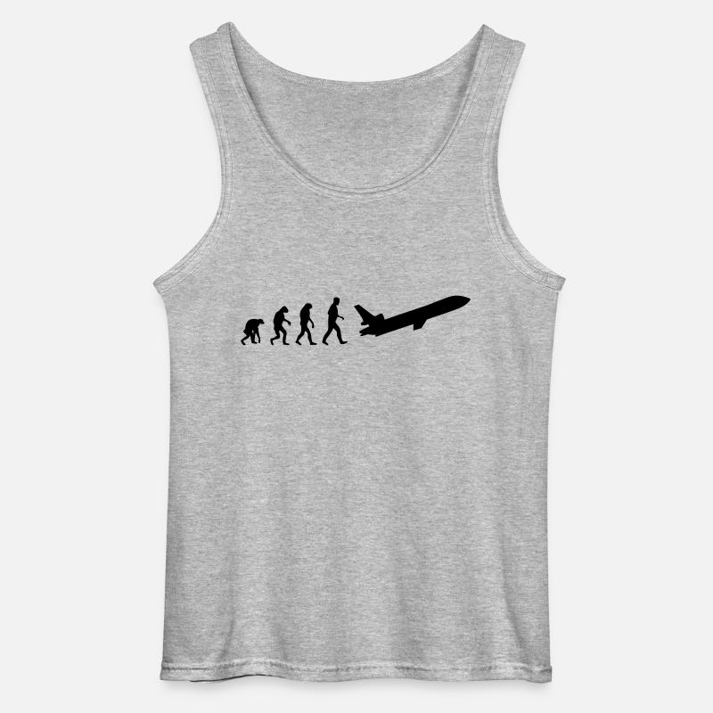 jet evolution - Gildan Men’s Tank Top - sports grey