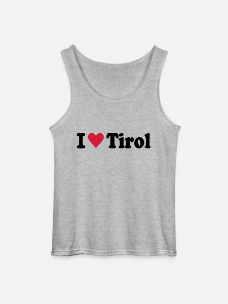 Tirol - Gildan Männer Tank Top - Grau meliert