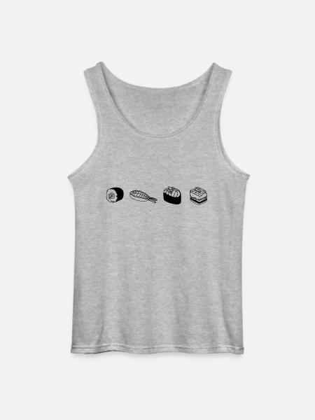 sushi - Gildan Men’s Tank Top - sports grey