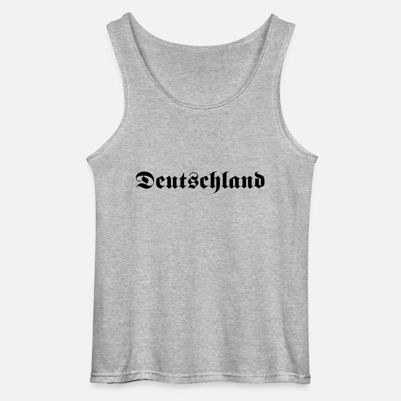deutschland - Gildan Männer Tank Top - Grau meliert