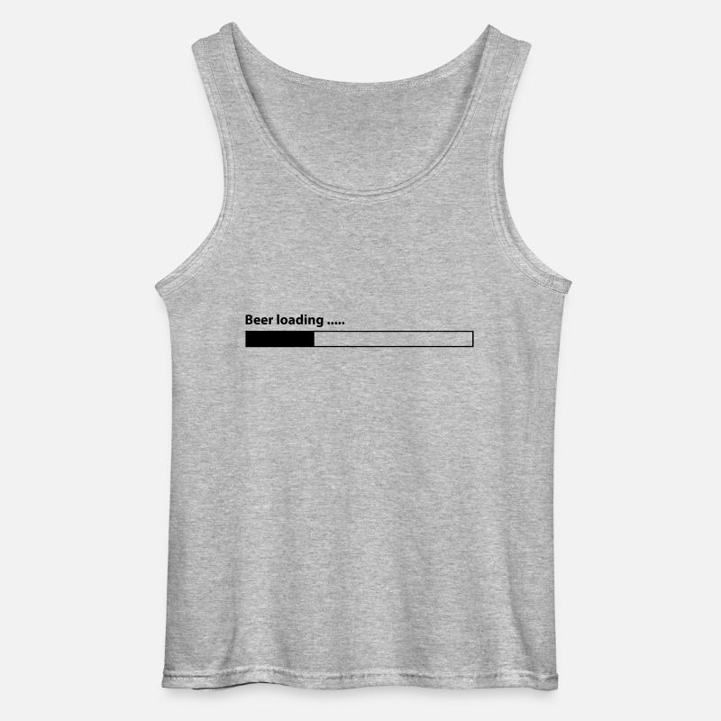 Beer loading - Gildan Männer Tank Top - Grau meliert