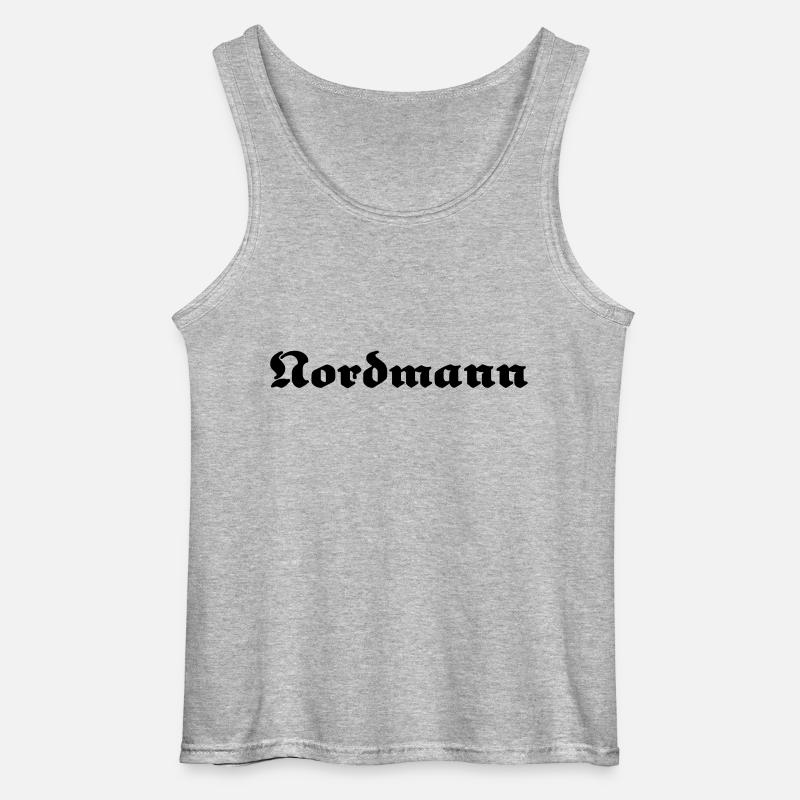 Nordmann - Gildan Männer Tank Top - Grau meliert