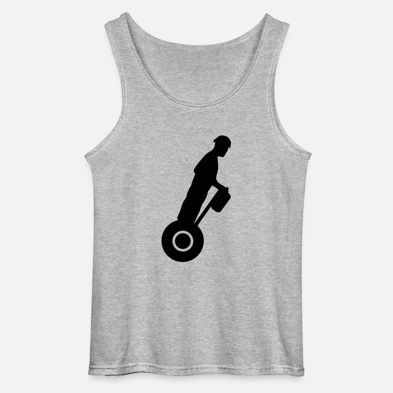 segway - Gildan Männer Tank Top - Grau meliert