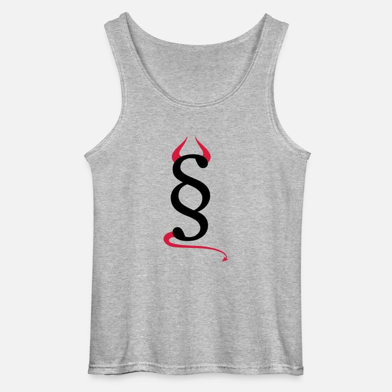 Devils paragraph - Gildan Men’s Tank Top - sports grey