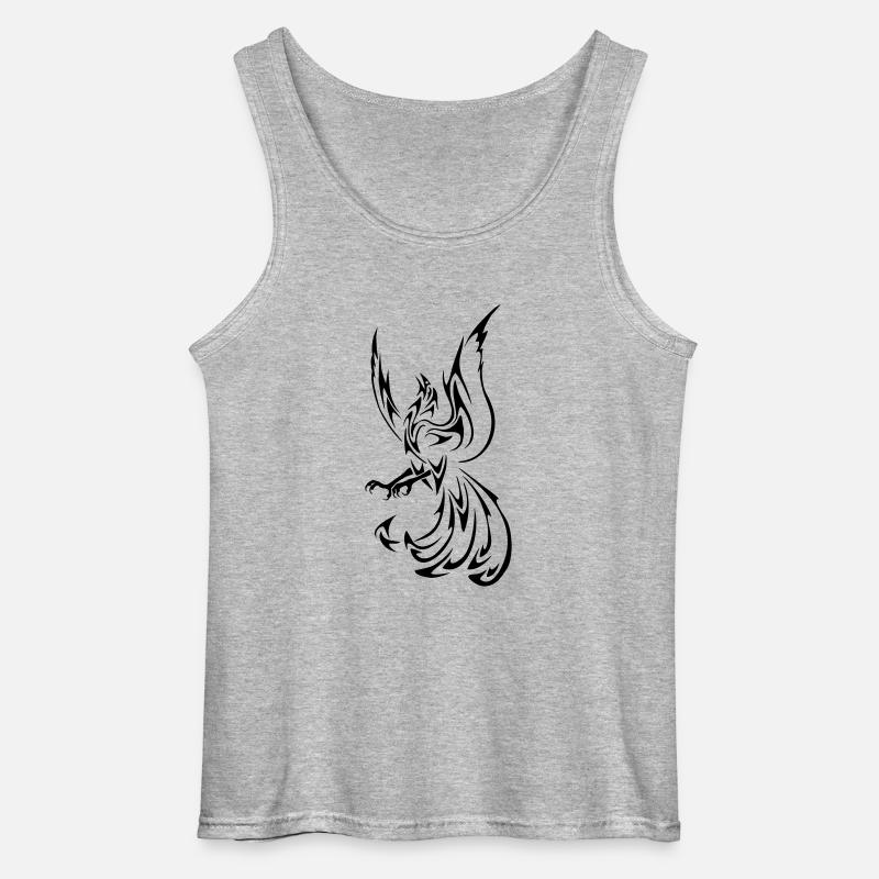 phoenix - Gildan Männer Tank Top - Grau meliert