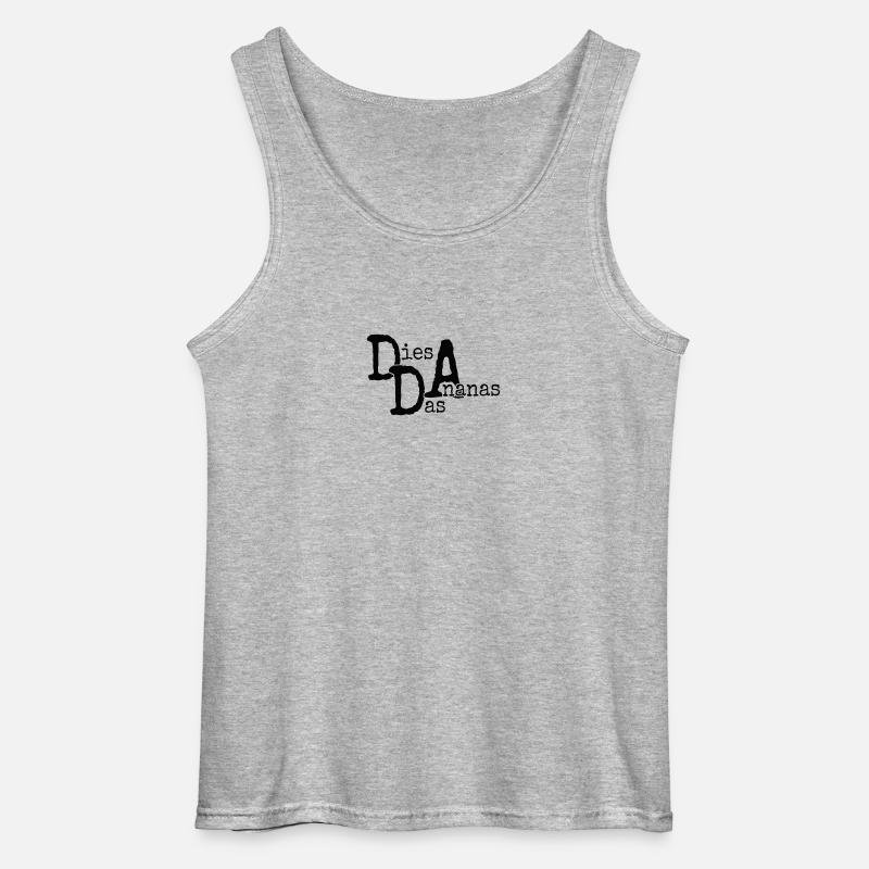 Dies Das Ananas - Gildan Männer Tank Top - Grau meliert