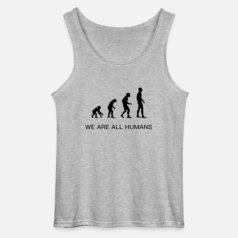 Evolution - Gildan Männer Tank Top - Grau meliert
