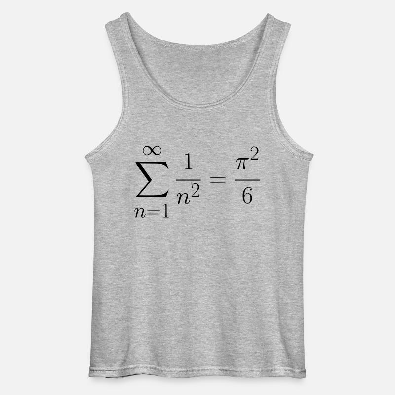 Das Baseler Problem Geschenk Idee - Gildan Männer Tank Top - Grau meliert