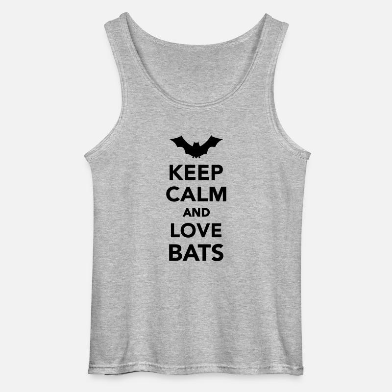 Fledermaus - Gildan Männer Tank Top - Grau meliert