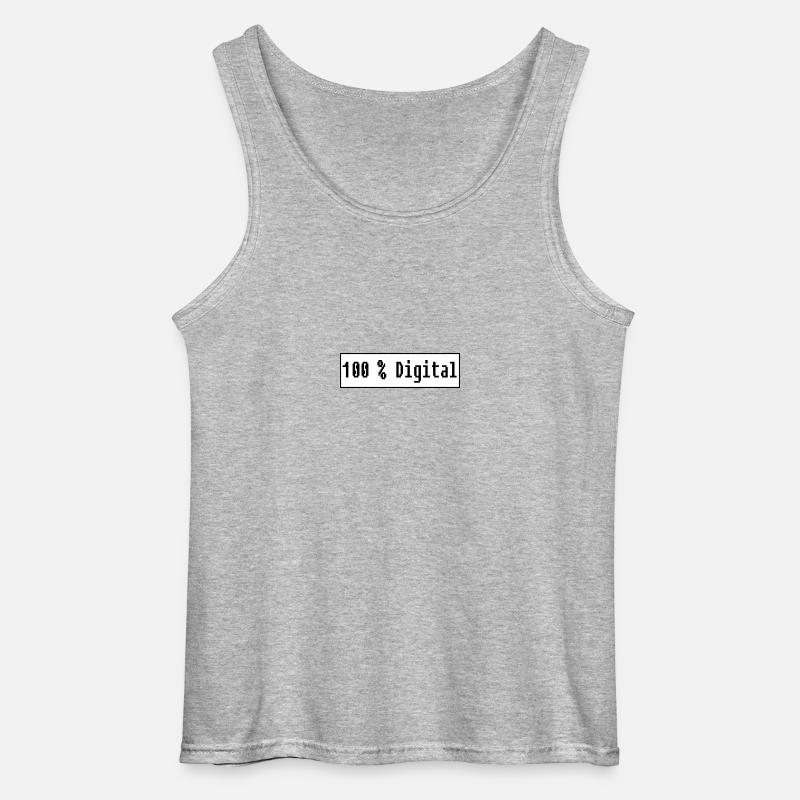 Digital - Gildan Männer Tank Top - Grau meliert