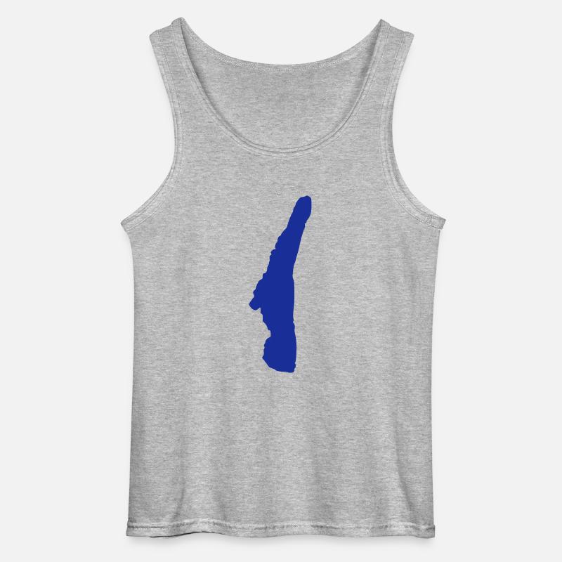 Starnberger See - Gildan Männer Tank Top - Grau meliert