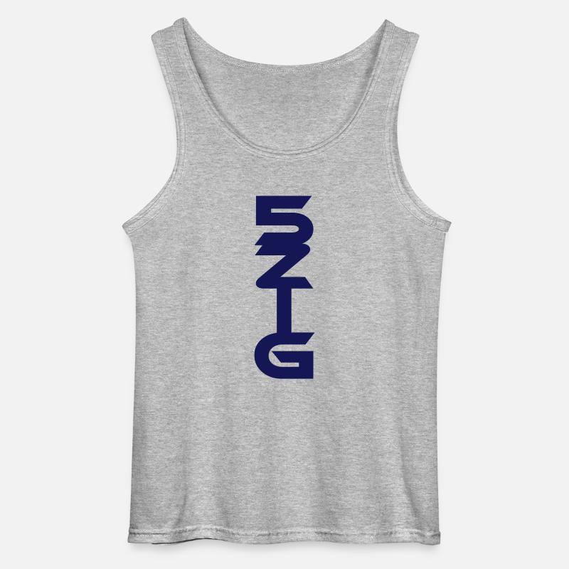 5 zig fünfzig - Gildan Männer Tank Top - Grau meliert