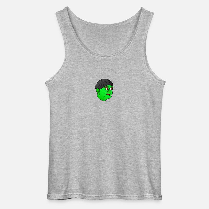Jamppa Oma LIMITED EDITION - Gildan Männer Tank Top - Grau meliert