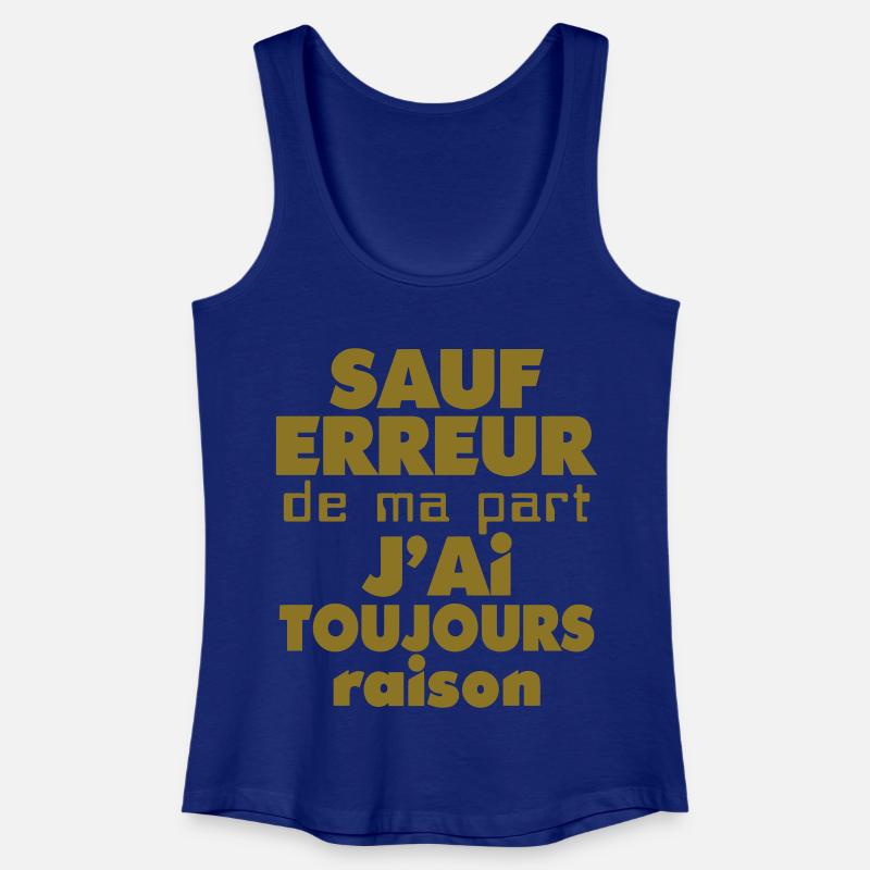 Except error always jai reason (1c) - Women’s Organic Tank Top - royal blue