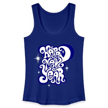 Happy New Year ! Silvester Frohes neues Jahr 2025 - Frauen Bio Tank Top - Königsblau - Vorne