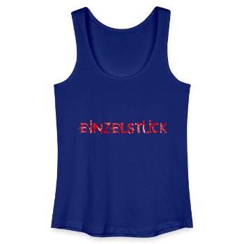 Einzelstück rot - Frauen Bio Tank Top - Königsblau - Vorne