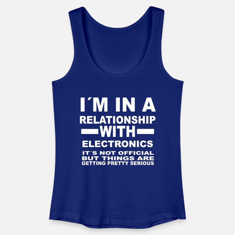 relation avec ELECTRONICS - Débardeur bio Femme - bleu roi