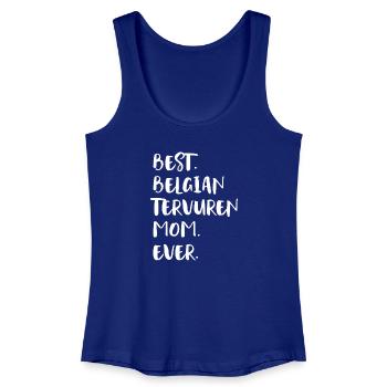 Belgian Tervuren - Frauen Bio Tank Top - Königsblau - Vorne