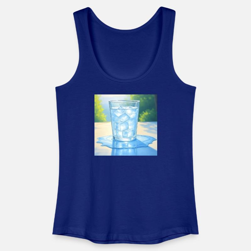 Ein Eis in der Sonne - Frauen Bio Tank Top - Königsblau